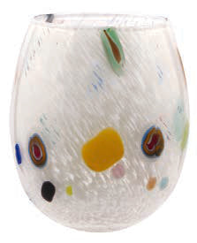 MURANO - CF.6 BICCHIERI ACQUA CL 35 COL. ASSORTITI