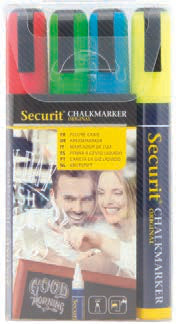 PENNARELLO GESSO LIQ.SET 8 PZ PUNTA MEDIA COL.ASS.