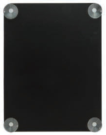 LAVAGNA NERA 4 VENTOSE CM 35,6X27,1 PFW-27-36-BL