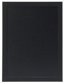 WOODY-LAVAGNA DA PARETE NERA CM 30X40 WBW-BL-30-40