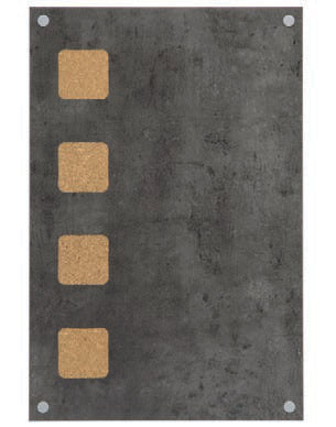 LIVING WALL-LAVAGNA BACH.PARETE RET.58X78 LW-GY-78