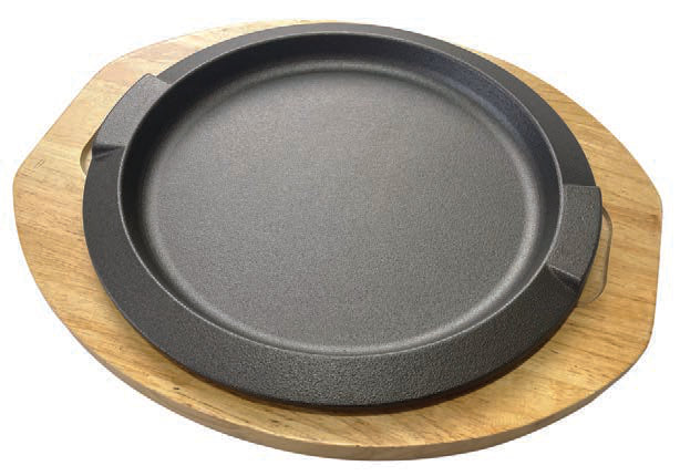 H.PRO-GHISA PIATTO TONDO CM.31 B. LEGNO YY2064