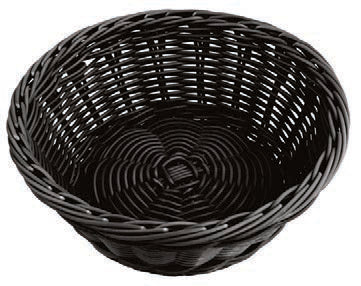 H.PRO-CESTINO PANE TONDO CM21 NERO PESANTE SPB-7BB