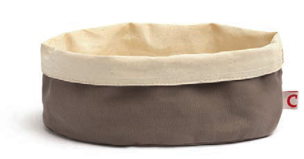 PANERAS COTONE-PORTA PANE OVALE GRIGIO 20X15 7453