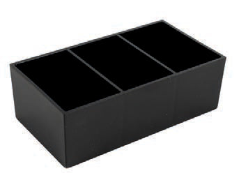 PORTABUSTINE BAR PICCOLO NERO 5522-P