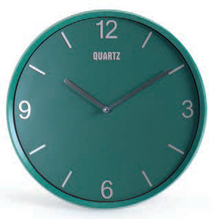 OROLOGIO PARETE TONDO CM 33 VERDE EG6943-BM78