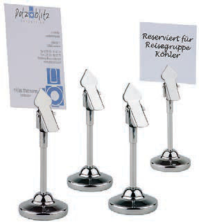 SUPPORTO PORTA TAG INOX 4 PZ CM 4 H 10 00070