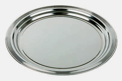 CLASSIC-VASSOIO TONDO CM 35 CROMATO 00396