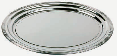 CLASSIC-VASSOIO OVALE CM 46X34 CROMATO 00398