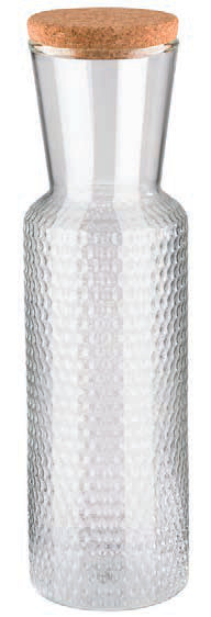 DOTS-CARAFFA VETRO LT.0,9 C.TAPPO SUGHERO 10739