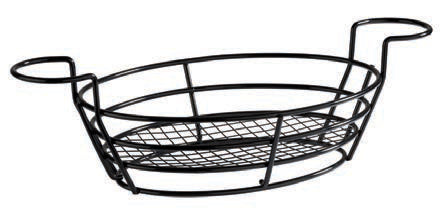 CESTINO OVALE FILO METALLO CM.39X20XH.11 40604