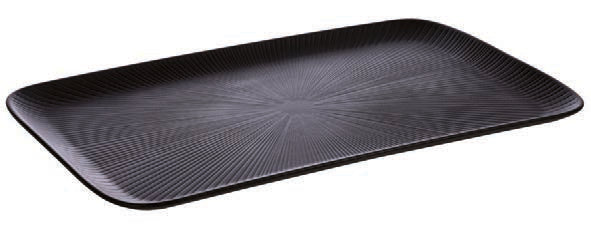 NERO-VASSOIO RETT. MELAM GN 1.1 CM 53X32,5 85067