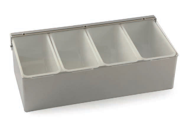 PORTACONDIMENTI CM.50X16 H.10 PLAST. 6 VASC. 93171