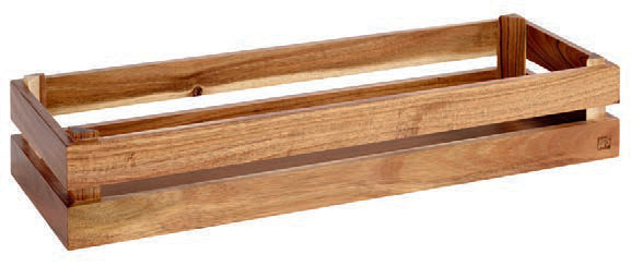 SUPERBOX-CASSETTA LEGNO ACACIA 55,5X18 H10,5 11623