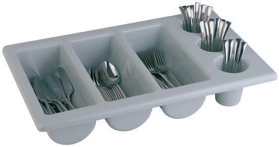 PORTAPOSATE PP GRIGIO GN 1.1 CM.53X32,5 H.10 11955