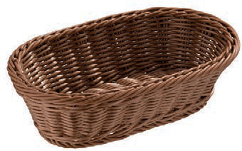 ECONOMIC-CESTINO PANE OVALE 28X17XH.8 MARR. 40194