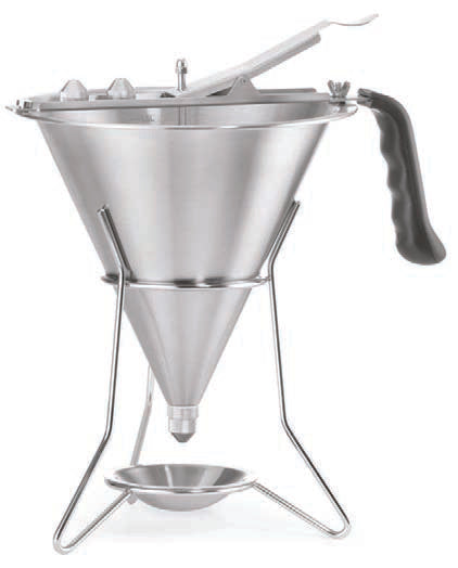 IMBUTO PASTICCERIA CM 20 X 34H INOX 77338