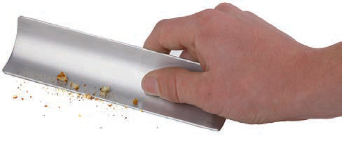 RACCOGLI BRICIOLE CM 19X4,5 ACCIAIO 00581