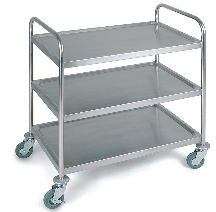CARRELLO 3 PIANI INOX CM.91X59XH.93 11979