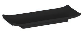 ZEN-VASSOIO RETT.SUSHI MELAM NERA CM22,5X9,5 83744