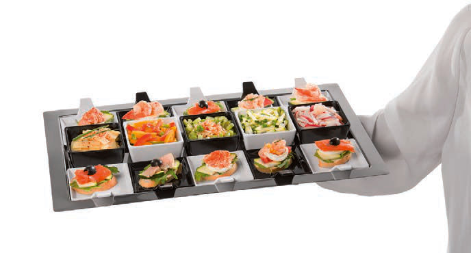 FLYING BUFFET-PIATTO 9,5X9,5XH1,5-3,5MEL.NER.83879