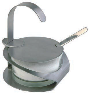 PRO-FORMAGGIERA INOX-VETRO CM10,5H.13 40482