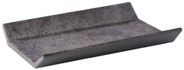 ELEMENT-VASSOIO MEL.EFF.CEMENTO GN1.1 53X32,5H.3,5