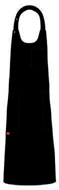 GREMBIULE BISTRO NERO T.UNICA 1548