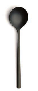 ATLANTIDA ICE BLACK-COLTELLO TAVOLA 18-10 CM22,6