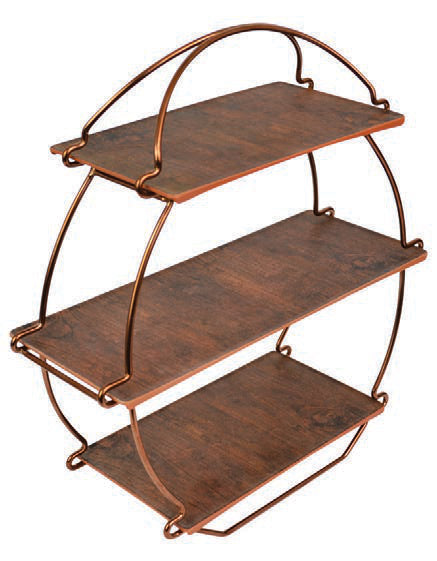 STAND TEA ESPOSITORE RAME CM 36,2X13,5X38,5