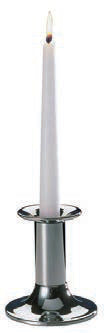 CANDELABRO 1 FIAMMA CM.10 H.11 METALLO 04020