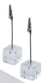PORTATARGHE NUMERO SET 4 PZ CM 12XH.8 ACRILICO
