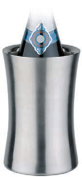 GLACETTE 1BOTT D12,5H19 INOX