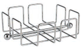 BAR-PORTATOVAGLIOLI 14X14H6,5 METALLO CROM