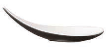 FINGER FOOD CUCCHIAIO CM 10X4,5H.1.5 MELAM. BIANCO