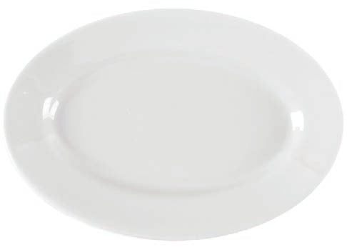 TIVOLI BIANCO - PIATTO OVALE 25