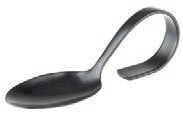 CLASSIC-CUCCHIAIO FING.FOOD LUNGH.12 INOX NERO