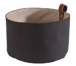 CESTINO PANE STOFFA CM 17 H.11,5 BEIGE-GRIGIO