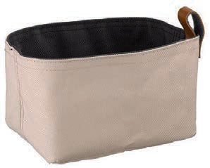 CESTINO PANE TESSUTO CM.24X16 H.10,5 BEIGE-GRIG