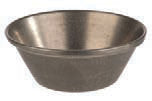 DIP BOWLS-SET 6 COPPETTE CM6XH.2,5 ACCIAIO NERO
