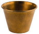 DIP BOWLS-SET 6 COPPETTE CM6XH.4,5 ACCIAIO RAME