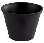 DIP BOWLS-SET 6 COPPETTE CM6XH.4,5 ACCIAIO NERO