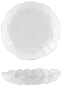 MAGMA- PIATTINO CM 14,5 H 3 BIANCO MATT INT.LUCIDO