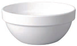 FRIENDLY BOWL-COPP.POLIET BIANCA CM 12,5H6,5 LT0,4