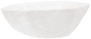 ROCK BIANCO-COPPA CONCAVA PIETRA 19,5X17,5