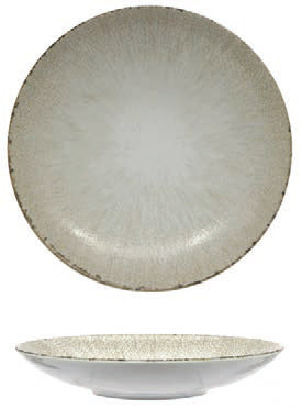 IRYS BROWN - PIATTO FONDO COUPE CM.21,5 PORCELLANA