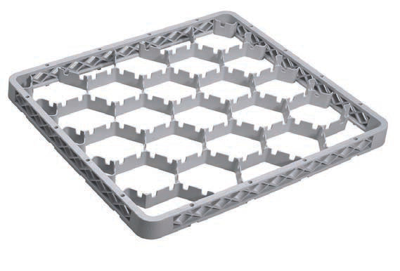 RIALZO PER BASE 20 SCOMPARTI GRIGIO 50X50 RALZ20EG