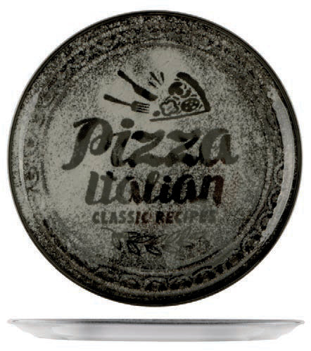 RECIPES NAPOLI-PIATTO PIZZA 33 POS-TRANCIO NERO