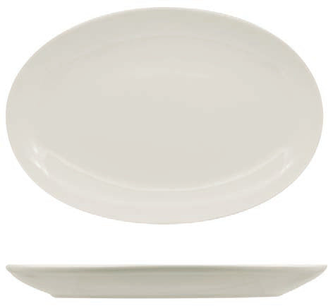 VITAL COUPE - PIATTO OVALE CM 36-ALLUMINA