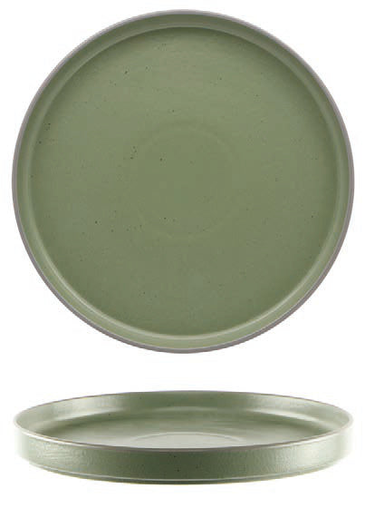 SELAS VERDE OLIVA- PIATTO NORDIC CM 27- ALLUMINA